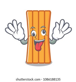 Crazy air mattress mascot cartoon