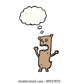 crazy bear cartoon