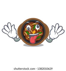Crazy bulgogi isolated with in the character