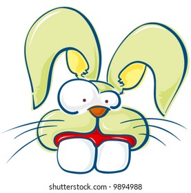 Crazy bunny - green