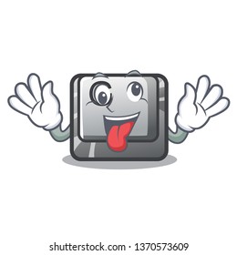 Crazy button G installed on mascot computer