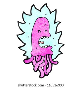 crazy cartoon jellyfish