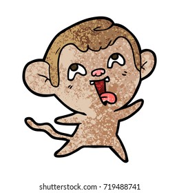 mono loco de dibujos animados