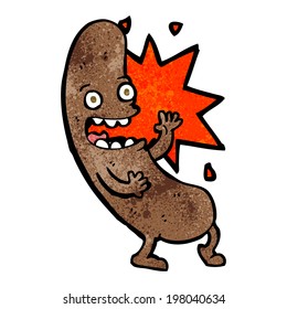 crazy cartoon sausage