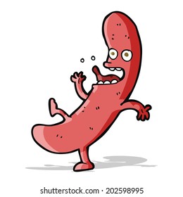 crazy cartoon sausage