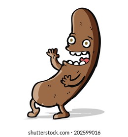 crazy cartoon sausage