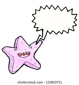 crazy cartoon starfish