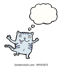crazy cat cartoon character