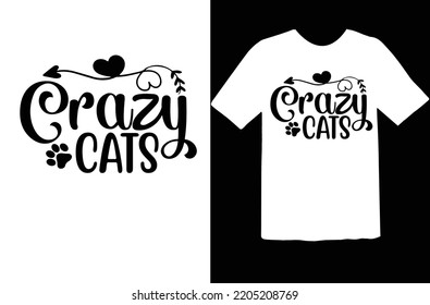 Crazy cats svg design file