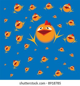 Crazy chickens