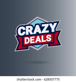 Crazy Deal Logo Design