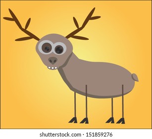 crazy deer