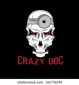 crazy doctor skull