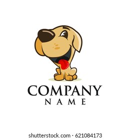 Crazy Dog Logo Template