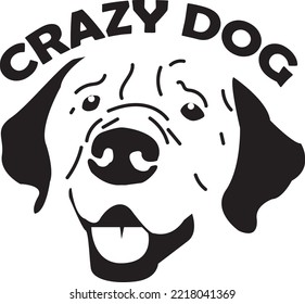 Crazy dog Dog T-shirt For dog loves 