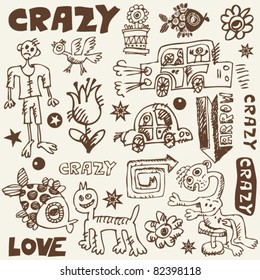 crazy doodle set