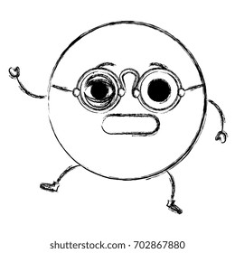 crazy emoticon face character icon