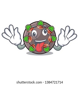 Crazy escargot in the a cartoon shape