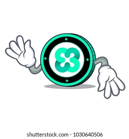 Crazy Ethos coin mascot cartoon