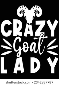 Crazy goal lady vector art design, eps file. design file for t-shirt. SVG, EPS cuttable design file