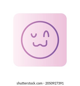 crazy gradient icon isolated on white background
