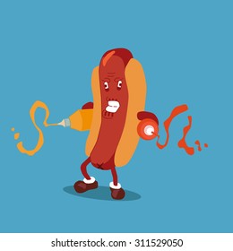 crazy hotdog