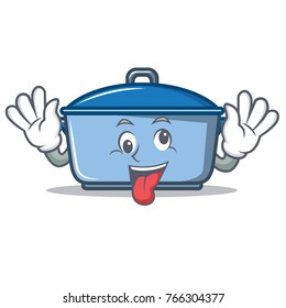Crazy kitchen character cartoon style