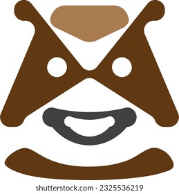 Crazy mask, looking like some kind of owl