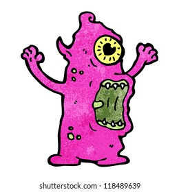 crazy monster cartoon