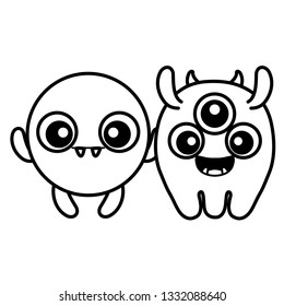 crazy monsters couple comic characters