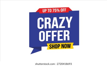 Crazy ofrece hasta un 75% de descuento