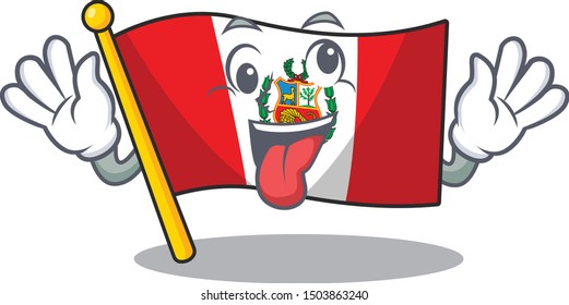Crazy peru flag stored in character drawer