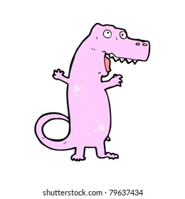 crazy pink dinosaur