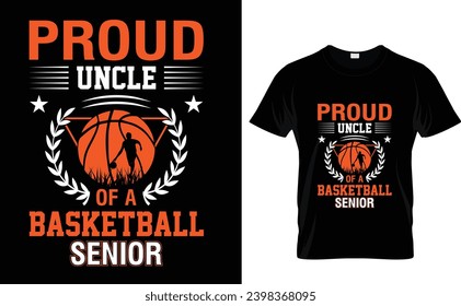 Crazy proud always loud basketball auntie  Basketball T-Shirt Design Template 