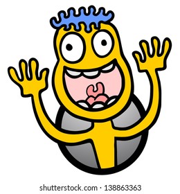 Crazy puppet