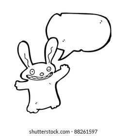 crazy rabbit cartoon