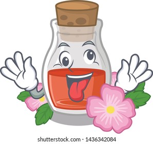 Crazy rosehip seed oil on a mascot