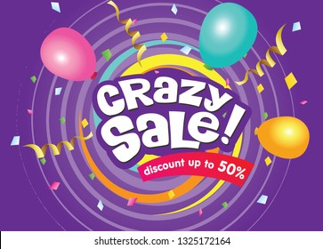 Crazy Sale banner