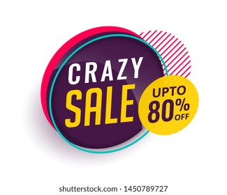 Crazy Sale Modern Banner Design