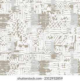 Crazy scandi sketch random black pattern. Creative chaos and variety. Modern art drawing painting. 2d illustration. Digital texture wallpaper. Artistic sketch draw backdrop material.