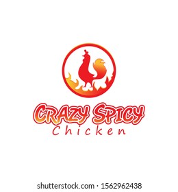 Crazy spicy chicken logo, Create a logo for new restaurant that serves spicy fried chicken