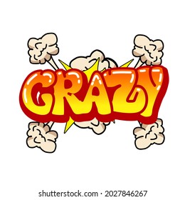 Crazy Streetwear Design Yellow and Red Color Commercial Use