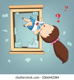 Girl In Window Stock Vectors, Images & Vector Art | Shutterstock