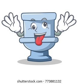 Crazy Toilet Character Cartoon Style Stock Vector (Royalty Free) 773881132