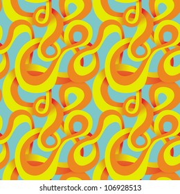 crazy vector seamless pattern - with striped  line - abstract modern background