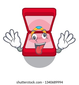 Crazy wedding ring box in character bag