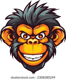 Crazzy monkey with a largesmile