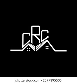 CRC Real State logo design, CRC simple and modern logo. CRC luxurious alphabet design  