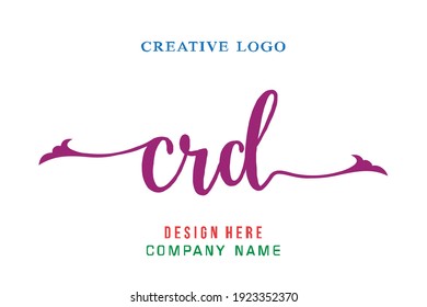 CRD lettering logo is simple, easy to understand and authoritative