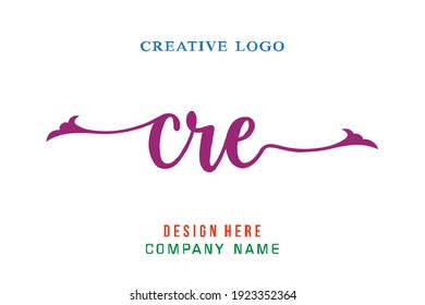 CRE lettering logo is simple, easy to understand and authoritative